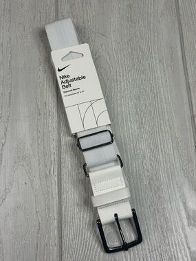 Nike adjustable belt, white